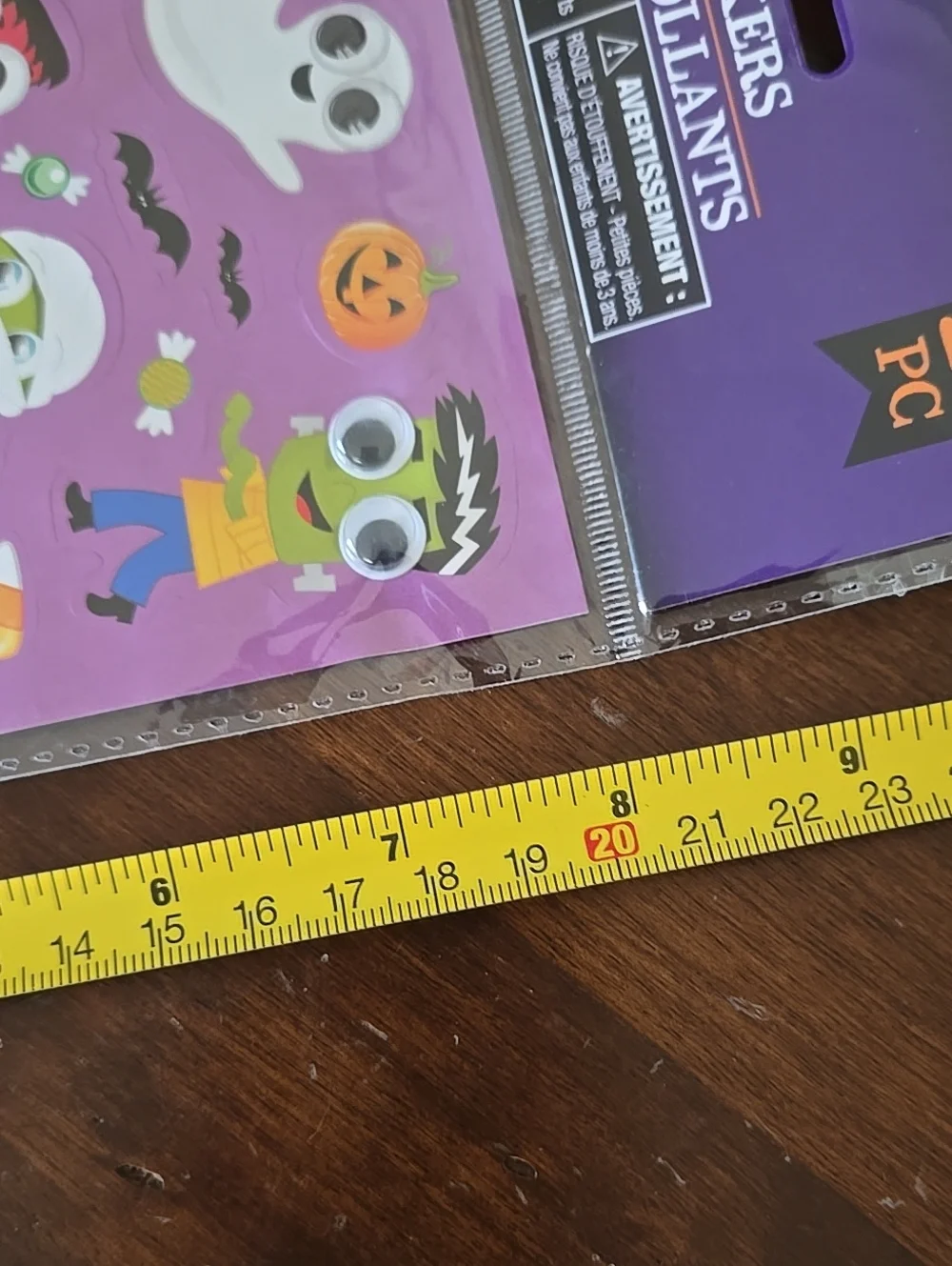 Halloween Stickers Sheet Purple Halloween Characters Google Eyes 3d Y2k Kids